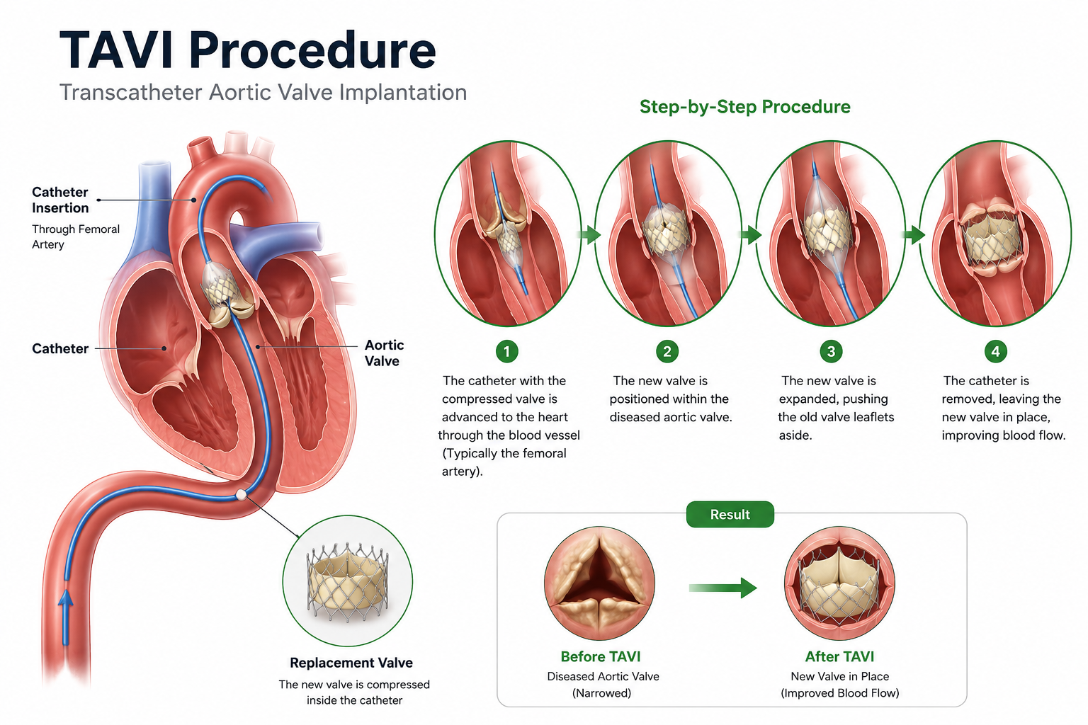 Transcatheter aortic valve implantation (TAVI)
